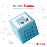 Toniebox Audio Player Starter Set with Counting Songs, Bedtime Songs, Sing-Along Songs, Travel Songs, and Playtime Puppy - Listen, Learn, and Play with One Huggable Little Box - Light Blue