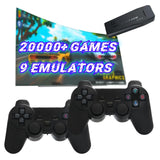 Retro Game Console, Plug and Play Video Game Console Built in 20000+ Games, 9 Classic Emulators, 4K High Definition HDMI Output for TV with Dual Controllers