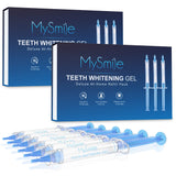 MySmile Teeth Whitening Gel Refills Pack, 6 Non-Sensitive Teeth Whitening Gel Pen, Teeth Whitener Dental Grade Tooth Whitening Gel for Tray, 10 min Fast Result Whitening