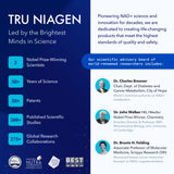 TRU NIAGEN PRO NAD+ Supplement for Anti Aging and Cell Regeneration, 1000 mg Patented Niagen, 30 Servings | Supports Cellular Energy | Nicotinamide Riboside (NR) Daily Supplements for Men and Women