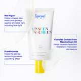 Supergoop! Unseen Sunscreen - SPF 40 - .5 fl oz - Pack of 2 - Invisible, Broad Spectrum Face Sunscreen - Weightless, Scentless, and Oil Free - For All Skin Types and Skin Tones