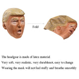 HOOGAR Presidential Candidate Mask Donald Trump Face Mask & Joe Biden Face Mask Funny Halloween Cosplay Headgear U.S. Election Party (Trump)