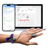 Wearpulse Sleep SPO2 Ring Sensor, O2 Ring Probe for CheckmeO2 Max, Visual Oxy, Oxiband & SleepU