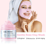ANAI RUI Turmeric Vitamin C Clay Mask -Rose Facial Mask –Avocado Green Tea Mud Mask,Facial Mask Skincare for Deep Cleansing,Purify Pores SPA Mask Set,Facial Mask Set Gifts for Mom 2.5 oz each