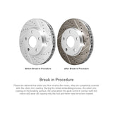 R1 Concepts Front Rear Brakes and Rotors Kit |Front Rear Brake Pads| Brake Rotors and Pads| Ceramic Brake Pads and Rotors |Hardware Kit|fits 1990-1993 Mazda Miata