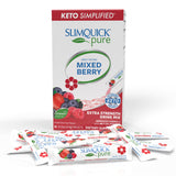 SLIMQUICK Pure 3x Extra Strength Mixed Berry Drink Mix for Women to Help Achieve Weight Goals, Helps Metabolism, Keeps Full for Longer with Green Tea, Caffeine, Chaste Tree, Rhodiola Extract, 26 Count