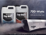 FogWorx Extreme High Density Fog Juice Gallon - Long Lasting, High Output, Odorless Water Based Fog Machine Fluid - for 400 Watt to 1500 Watt Machines