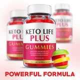 (2 Pack) Keto Life Plus Gummies - Official Formula, Vegan - Keto Life Plus ACV Gummies with Apple Cider Vinegar, Weight Apple Loss Cider, Great Taste, Vitamin B12, B6, Beet Root Juice (120 Gummies)