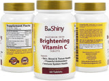 Vitamin C Complex 1000 mg Tablets for Skin Lightening Brightening Antioxidant with Rose Hips and Bioflavinoids Immune Support Supplement Healthy Aging Builds Energy and Overall Well Being