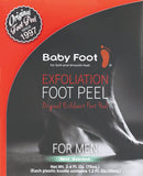 Baby Foot - Original Foot Peel Exfoliator For Men - Foot Peel Mask - Repair Rough Dry Cracked Feet and remove Dead Skin, Repair Heels and enjoy Baby Soft Smooth Feet 2.7 Fl. Oz. Mint Scented Pair