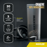 Maxler 100% Creatine Monohydrate - 500g - 166 Creatin Portionen - Geschmacksneutrales Kreatin - Vegan - Perfekt beim Muskelaufbau - für Slow and Full Load geeignet - Kreatin Monohydrat Ohne Zusätze