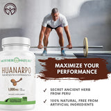 Huanarpo Macho Powder Capsules - Max Strength 1000mg (120 Count) - Male Support, Energy & Performance for Men - Non-GMO, Gluten-Free, Dairy-Free & Vegan