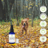 Natural Oil for Dogs Skin and Coat to Relieve Dry Itchy Skin, Add Shine to a Dull Coat, Reduce Shedding with Coconut, Olive and Almond Oils | Vegan Pet Product Made in The USA