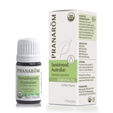 Pranarom USDA Certified Organic Australian Sandalwood Essential Oil (5ml), 100% Pure Natural Therapeutic Grade for Home Diffusing, Aromatherapy, Skincare, Candle Making, DIY Perfumes