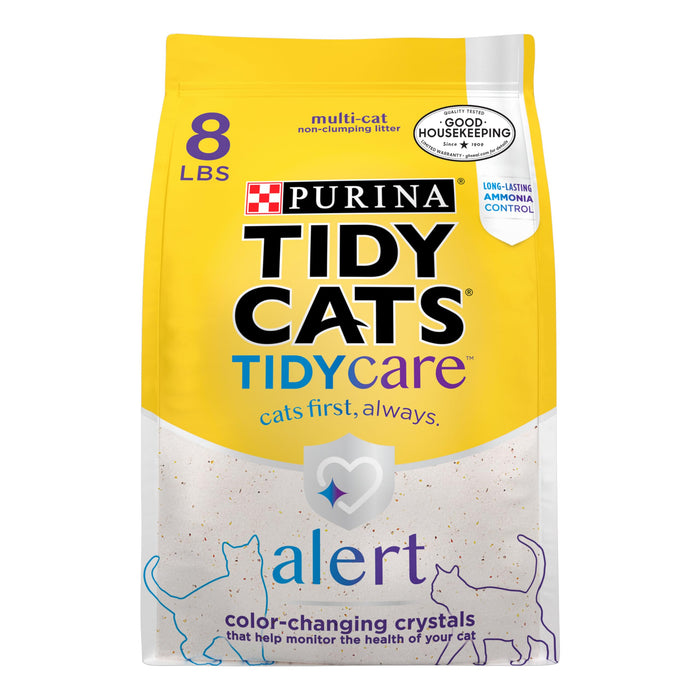 Purina Tidy Cats Tidy Care Alert Health Monitoring Litter with Silica Crystals - 8 lb. Bag