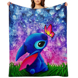 Cute Cartoon Blankets for Girls Boys Throw Blanket Super Warm Soft Plush Lightweight Fleece Flannel Blanket Christmas Birthday Winter Sofa Bedding Blanket for Girl 40"x50"