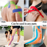 20 Rolls Kinesiology Recovery Tape 2 Inch x 16 ft Cotton Elastic Athletic Tape Breathable Muscle Pain Relief Tape Kinesiology Waterproof Tapes for Gym Fitness Running Tennis Swimming (Multicolor)