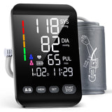 Blood Pressure Monitors for Home use, Digital Blood Pressure Machine with Backlit LED Display, Automatic Upper Arm Cuff (8.6''-16.5'' Adjustable), Store up to 2x199 Sets Memory for Two Users
