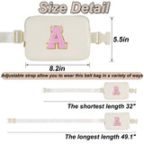 Uygafly Birthday Gifts for 4 5 6 7 8 9 10 11 12 13 Year Old Girls,Christmas Gifts for Teens Kids Daughter Sister Her,Fanny Pack Crossbody Bag Belt Bag Cute Trendy Stuff | Cream,A