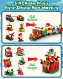 Advent Calendar 2023 Kids, 24 Days Holiday Countdown Playset Building Blocks Toys, Christmas Stocking Stuffers for 6 7 8-12 Year Old Boys/Girls/Adults, Xmas Gifts STEM Toy Building Bricks Party Favors