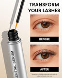 Feyano Eyelash Serum- Natural Comestic Eyelash Serum for Longer, Thicker Lashes & Brows, Boost Lash Serum Vegan & Cruelty-Free-Niacinamide, Centella Asiatica Leaf Extract(15 mL Silver)