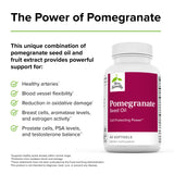 Terry Naturally Pomegranate Seed Oil - 60 Softgels - Cell-Protecting Power - Non-GMO, Gluten Free - 120 Total Servings