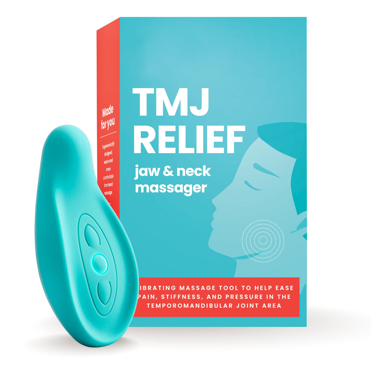LaVie TMJ Relief Jaw Massager - Gentle Vibration for TMJ Massage Tool,