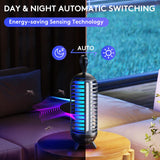 Bug Zapper, Mosquito Zapper Led Light 2 in 1 for Outdoor and Indoor, Wireless Electric Bug Zappers Battery Powered Rechargeable, Insect Fly Traps Fly Zapper for Home Backyard Camping Patio, Black