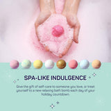 SpaLife "Fizzle All The Way" Bath Bomb Advent Calendar - 12 Days of Relaxation and Fun - Relaxing and Rejuvenating Bath Bombs - Perfect Christmas Holiday Gift Set