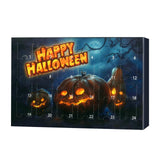 Halloween Advent Calendar, Halloween Horror Movie Figures Advent Calendar Toy Blind Box 2024, Halloween Horror Atmosphere Ghost Countdown Calendar with 24Pcs Halloween Dolls Collectible Gift (E)