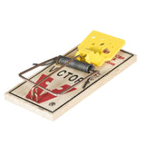 Victor M035-12 Plastic Pedal Easy Set Sustainably Sourced FSC Wood Snap Mouse Trap - 12 Traps