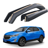 Goodyear Shatterproof in-Channel Window Deflectors for Chevrolet (Chevy) Equinox 2018-2024, Rain Guards, Window Visors for Cars, Vent Deflector, Car Accessories, 4 pcs - GY003489