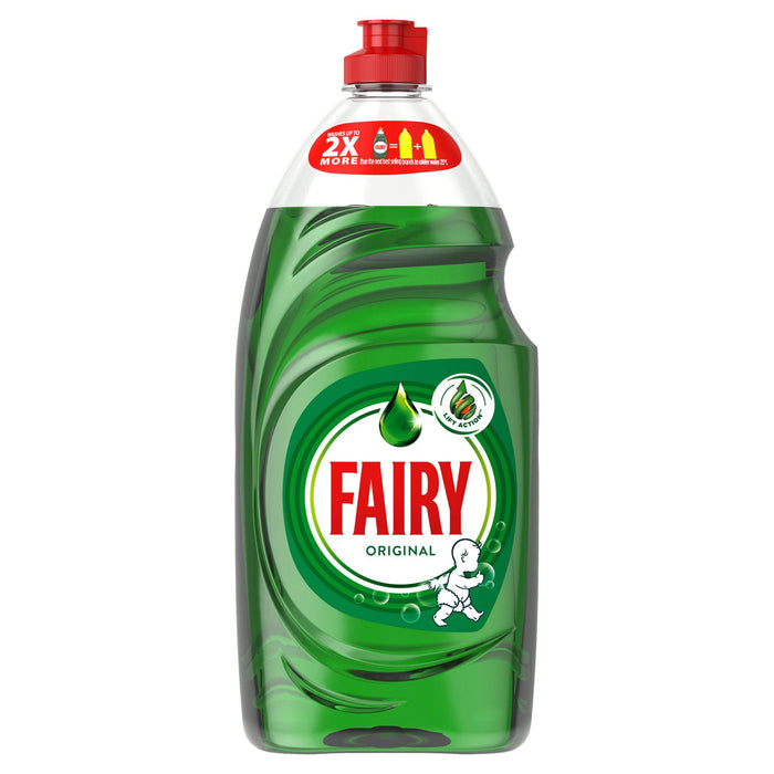 Fairy Original Washing Up Liquid Green with LiftAction 1015ML