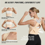 Yaseko Posture corrector for women and men,Back Straightener Posture Corrector,Adjustable Shoulder Posture,Shoulder and Back Pain Provides Support Large (Waist 33.07-37.79 Inch)