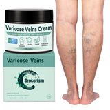 GROCERISMVaricose Veins Treatment for Legs - Healing Natural Oils Formula, Anti Varicose Vein Soothing Leg Cream, Varicose Veins Treatment for Legs（1.76 fl oz ）