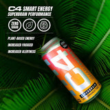 C4 Smart Energy Drinks Variety Pack, Sugar Free Performance Fuel & Nootropic Brain Booster, Coffee Substitute or Alternative, 4 Flavor Berry Breeze Variety 12 Pack