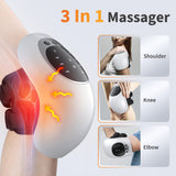 Binzls Cordless Knee Massager for Arthritis, Knee Treatment for Muscles Injuries and Swlling Stiff Joints