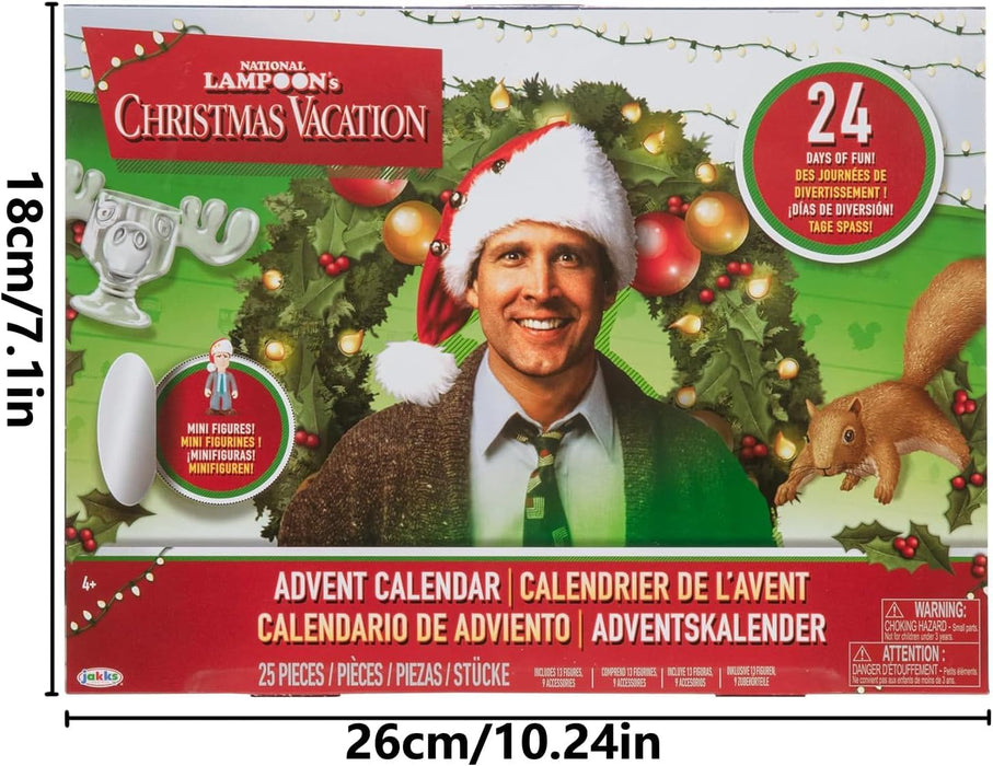 24 Day Christmas Advent Calendar, Contains 24 Gifts, National Lampoon’s Christmas Vacation Advent Calendar,Christmas Vacation Figures and Accessories Christmas Countdown Calendar Gift (3PCS)