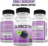 DOCTOR RECOMMENDED SUPPLEMENTS Quercetin 1000mg Per Serving - 120 Veggie Capsules, Vitamin Supplement, 60 Day Supply, (Vegan and Non-GMO)