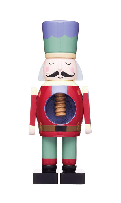 KitchenCraft The Collection Christmas Nutcracker Soldier with Real Working Mechanism, Wooden, Multi-Colour