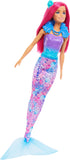 Barbie Advent Calendar with Doll & 24 Surprise Accessories Including Unicorn & 3 Pets, Transform Pink-Haired Fashion Doll into Mermaid, Fairy & More