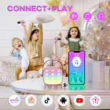 YLL Mini Karaoke Machine for Kids Toy, Karaoke Gifts for Girls Ages 4, 5, 6, 7, 8, 9, 10, 12 +Year Old Birthday Party, 4-12 Years Old Christmas Toys Gift for Girls (Purple)