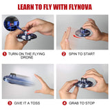 FLYNOVA Cool Kids Light Up Toys, Hand Operated UFO Drones,Mini Flying Orb with Lights,Hover Boomerang Fidget Spinner,Christmas Birthday Gifts for Boys Girls Teen 8 9 10 11+ Indoor Outdoor Fun Thing