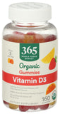 365 by Whole Foods Market, Organic Vitamin D3 Gummy, 160 Count