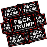 YINENA 100Pcs Fuck Trump and I Don't Know Who Brandon is Stickers Anti Trump Stickers and Decal for Car Motorcycles Helmets Laptop Window Waterproof Decor 2x3 Inch