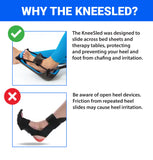 KneeSled™ Best choice after knee replacement surgery increases range of motion, stretches knees, hips & hamstrings, improving mobility and flexibility leg exercise great for working out knee pain