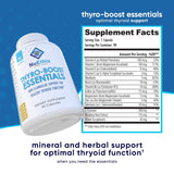 NuEthix Formulations Thyro-Boost Essentials, Non-Glandular Support to Assist with Optimal Thyroid Function, 90 Capsules