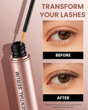 Feyano Eyelash Serum - Natural Comestic Eyelash Serum for Longer, Thicker Lashes & Brows, Boost Lash Serum Vegan & Cruelty-Free-Niacinamide, Centella Asiatica Leaf Extract(5 mLPink)