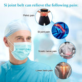 Zekeson Si Belt, Sciatica Belt for Women and Men, Pain Relief for Lower Back, Sacroiliac, Sciatic, Pelvic, Lumbar, Hip, Leg, Sacral Nerve